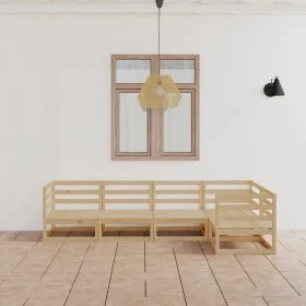 5-piece solid pine wood garden furniture set by , Garden sets - Ref: Foro24-3075554, Price: 273,85 €, Discount: %