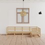 Juego de muebles de jardín 5 piezas madera maciza de pino de , Conjuntos de jardín - Ref: Foro24-3075554, Precio: 212,11 €