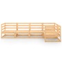 5-teiliges Gartenmöbel-Set aus massivem Kiefernholz von , Gartensets - Ref: Foro24-3075554, Preis: 277,63 €, Rabatt: %