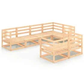 7-piece solid pine wood garden furniture set by , Garden sets - Ref: Foro24-3075644, Price: 367,38 €, Discount: %