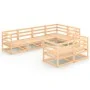 Juego de muebles de jardín 7 piezas madera maciza de pino de , Conjuntos de jardín - Ref: Foro24-3075644, Precio: 372,39 €, D...
