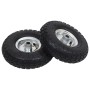 Bag cart wheels 2 units rubber 4.10/3.50-4 (260x83) by vidaXL, Hoists, cranes and carts - Ref: Foro24-142975, Price: 30,20 €,...