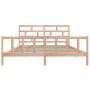 Estructura de cama madera maciza de pino 180x200 cm
