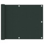 Dark green Oxford fabric balcony awning 75x400 cm by , Umbrellas - Ref: Foro24-134997, Price: 19,97 €, Discount: %