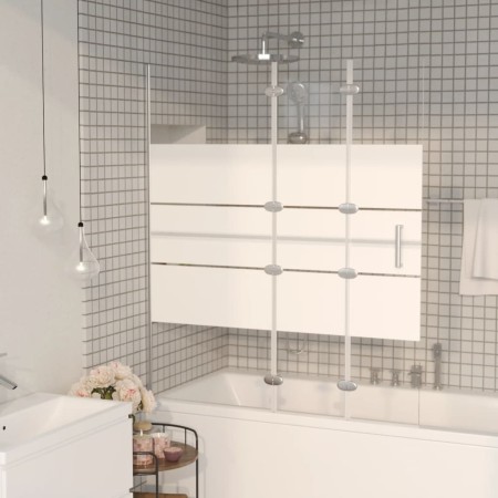 ESG weiße faltbare Duschwand 120x140 cm von , Duschtüren - Ref: Foro24-150739, Preis: 161,43 €, Rabatt: %