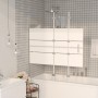 ESG weiße faltbare Duschwand 120x140 cm von , Duschtüren - Ref: Foro24-150739, Preis: 161,43 €, Rabatt: %
