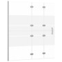 ESG weiße faltbare Duschwand 120x140 cm von , Duschtüren - Ref: Foro24-150739, Preis: 161,43 €, Rabatt: %
