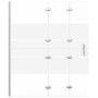 ESG weiße faltbare Duschwand 120x140 cm von , Duschtüren - Ref: Foro24-150739, Preis: 161,43 €, Rabatt: %