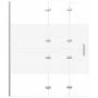 Folding white ESG shower screen 120x140 cm by , shower doors - Ref: Foro24-150739, Price: 158,73 €, Discount: %
