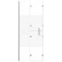 Folding white ESG shower screen 120x140 cm by , shower doors - Ref: Foro24-150739, Price: 158,73 €, Discount: %