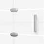 ESG weiße faltbare Duschwand 120x140 cm von , Duschtüren - Ref: Foro24-150739, Preis: 161,43 €, Rabatt: %