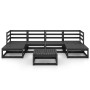 7-teiliges Gartenmöbel-Set aus massivem Kiefernholz von , Gartensets - Ref: Foro24-3076073, Preis: 518,29 €, Rabatt: %