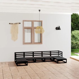 7-piece solid pine wood garden furniture set by , Garden sets - Ref: Foro24-3076078, Price: 499,31 €, Discount: %
