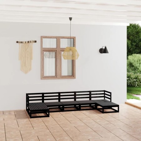 7-teiliges Gartenmöbel-Set aus massivem Kiefernholz von , Gartensets - Ref: Foro24-3076078, Preis: 499,31 €, Rabatt: %