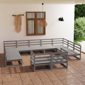 11-teiliges Gartenmöbel-Set aus massivem Zirbenholz von , Gartensets - Ref: Foro24-3076211, Preis: 833,06 €, Rabatt: %