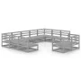 11-teiliges Gartenmöbel-Set aus massivem Zirbenholz von , Gartensets - Ref: Foro24-3076211, Preis: 821,32 €, Rabatt: %