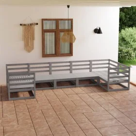 7-piece solid pine wood garden furniture set by , Garden sets - Ref: Foro24-3076251, Price: 445,29 €, Discount: %