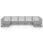 7-teiliges Gartenmöbel-Set aus massivem Kiefernholz von , Gartensets - Ref: Foro24-3076251, Preis: 451,35 €, Rabatt: %