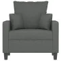 Dunkelgrauer Stoffsessel 60 cm von , Sofas - Ref: Foro24-359252, Preis: 139,95 €, Rabatt: %
