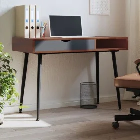 Escritorio ordenador cajón madera ingeniería marrón 110x50x75cm de , Escritorios - Ref: Foro24-358621, Precio: 120,72 €, Desc...
