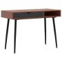Computer desk with wooden drawer, brown, 110x50x75cm. by , Desks - Ref: Foro24-358621, Price: 122,56 €, Discount: %