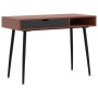 Escritorio ordenador cajón madera ingeniería marrón 110x50x75cm de , Escritorios - Ref: Foro24-358621, Precio: 122,56 €, Desc...