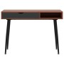 Escritorio ordenador cajón madera ingeniería marrón 110x50x75cm de , Escritorios - Ref: Foro24-358621, Precio: 122,56 €, Desc...