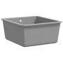 Fregadero de cocina de granito con un seno gris de vidaXL, Fregaderos - Ref: Foro24-142961, Precio: 123,06 €, Descuento: %
