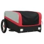 Bicycle trailer, black and red, 30 kg, made of iron. by , Bicycle trailers - Ref: Foro24-94034, Price: 84,42 €, Discount: %