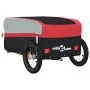 Bicycle trailer, black and red, 30 kg, made of iron. by , Bicycle trailers - Ref: Foro24-94034, Price: 84,42 €, Discount: %
