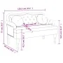 Bench with red velvet cushions 120.5x65x75 cm by , Banks - Ref: Foro24-372144, Price: 199,72 €, Discount: %