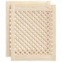 Mesh wardrobe doors 2 units pine wood 49.5x61.5 cm by , cabinet doors - Ref: Foro24-372791, Price: 62,79 €, Discount: %