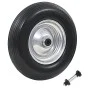Wheelbarrow wheel with solid axle PU 4.00-8 390 mm by vidaXL, Hoists, cranes and carts - Ref: Foro24-142978, Price: 33,87 €, ...