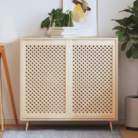 Gitter-Schranktüren 2 Stück Kiefernholz 59,5x99 cm von , Schranktüren - Ref: Foro24-372798, Preis: 91,73 €, Rabatt: %