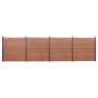 Juego de paneles de valla WPC marrón 699x186 cm de , Paneles de vallas - Ref: Foro24-3211832, Precio: 1,00 €