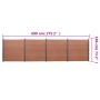Juego de paneles de valla WPC marrón 699x186 cm de , Paneles de vallas - Ref: Foro24-3211832, Precio: 1,00 €