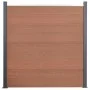 Juego de paneles de valla WPC marrón 353x186 cm de , Paneles de vallas - Ref: Foro24-3211830, Precio: 605,93 €, Descuento: %