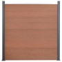 Set braune WPC-Zaunpaneele 353x186 cm von , Zaunpaneele - Ref: Foro24-3211830, Preis: 583,46 €, Rabatt: %