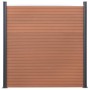 Set braune WPC-Zaunpaneele 353x186 cm von , Zaunpaneele - Ref: Foro24-3211830, Preis: 583,46 €, Rabatt: %