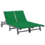 Gartenliege für 2 Personen und Auflagen aus massivem Akazienholz von , Liegen - Ref: Foro24-3061394, Preis: 382,76 €, Rabatt: %