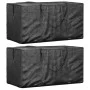 Gartenkissenbeutel 2 Stück schwarzes Polyethylen 150x75x75 cm von , Abdeckungen für Gartenmöbel - Ref: Foro24-3155397, Preis:...