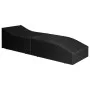 Liege mit schwarzem synthetischem Rattankissen von vidaXL, Liegen - Ref: Foro24-44134, Preis: 160,10 €, Rabatt: %