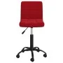 Silla de oficina giratoria de terciopelo rojo tinto de , Sillas de oficina - Ref: Foro24-334362, Precio: 75,30 €, Descuento: %