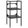 Estructura de baño con lavabo incorporado hierro negro