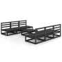 Gartenmöbel-Set 5-teilig schwarz massives Kiefernholz von , Gartensets - Ref: Foro24-3075318, Preis: 431,21 €, Rabatt: %