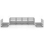 Gartenmöbel 6 Stück graues massives Kiefernholz von , Gartensets - Ref: Foro24-3075401, Preis: 434,41 €, Rabatt: %