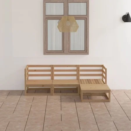 Gartenmöbel 4 Stück honigbraunes massives Kiefernholz von , Gartensets - Ref: Foro24-3075527, Preis: 281,37 €, Rabatt: %
