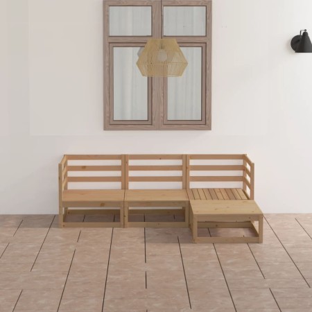 Gartenmöbel 4 Stück honigbraunes massives Kiefernholz von , Gartensets - Ref: Foro24-3075527, Preis: 285,34 €, Rabatt: %