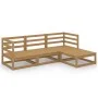 Gartenmöbel 4 Stück honigbraunes massives Kiefernholz von , Gartensets - Ref: Foro24-3075527, Preis: 281,37 €, Rabatt: %