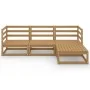 Gartenmöbel 4 Stück honigbraunes massives Kiefernholz von , Gartensets - Ref: Foro24-3075527, Preis: 281,37 €, Rabatt: %